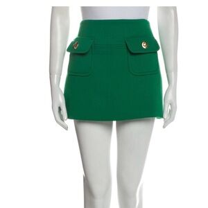 Zimmermann Green Mini Skirt  size 1